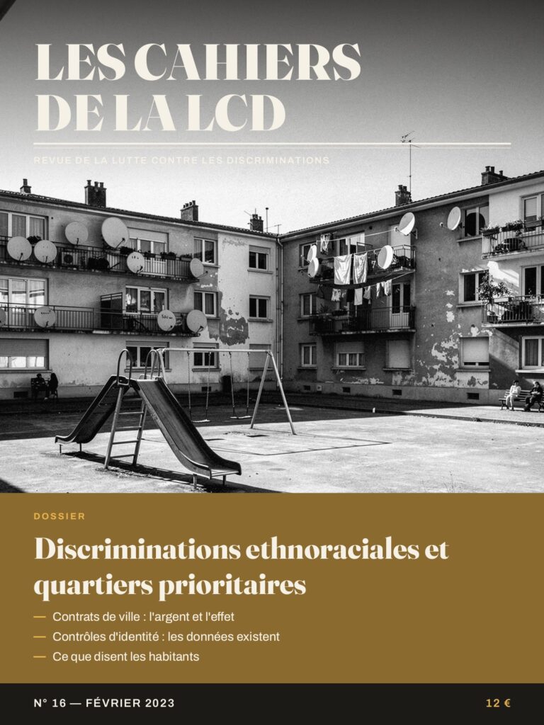 Couverture N° 16 : Discriminations ethnoraciales et quartiers prioritaires