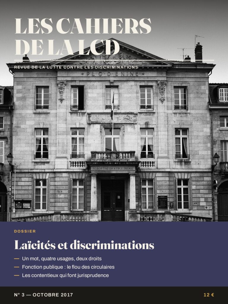 Couverture N° 3 : Laïcités et discriminations